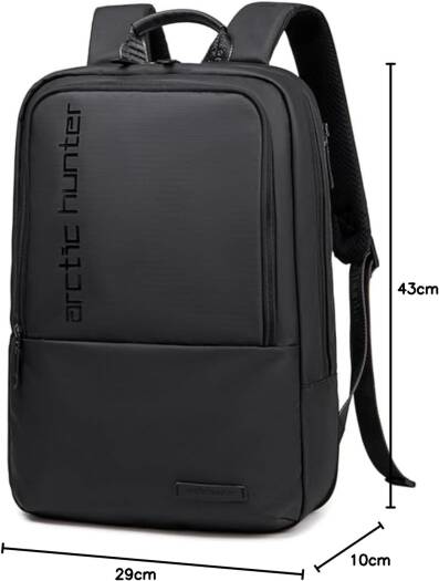 Arctic Hunter Water Laptop Backpack 15.6" Black