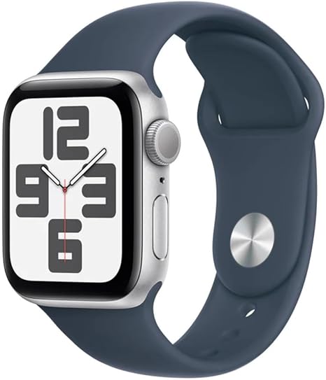 Apple Watch SE (2nd Gen) silver blue