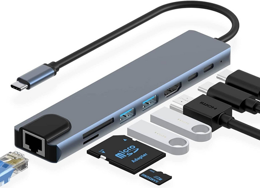8-in-1 Type-c hub for Mac